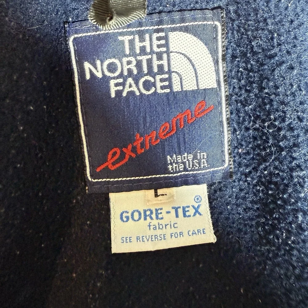 Vintage The North Face Extreme Gore-Tex Jacket Mens L Ski Snowboard Hooded Flaws